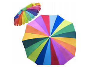 Парасолька садова Jumi Garden 220см кольоровий