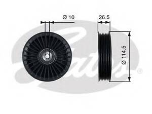 Паразитний провідний ролик, поліклиновий ремінь GATES T36212 на MERCEDES-BENZ CLS (C218)