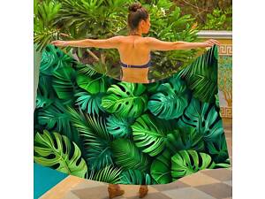 Парео пляжное с 3D принтом Monstera Mood 31107 120х150 см