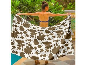 Парео пляжное с 3D принтом Moo Mood 31173 120х150 см
