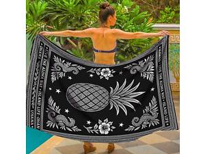 Парео пляжное с 3D принтом Pineapple Spiri 31092 120х150 см