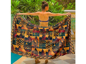 Парео пляжное с 3D принтом Savanna Spirit 31166 80х150 см