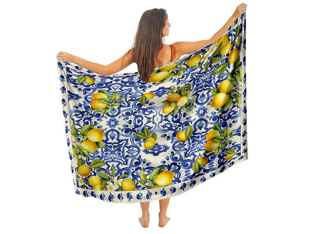 Парео пляжное с 3D принтом Sicilian Sun 31162 150х180 см - Фото 2