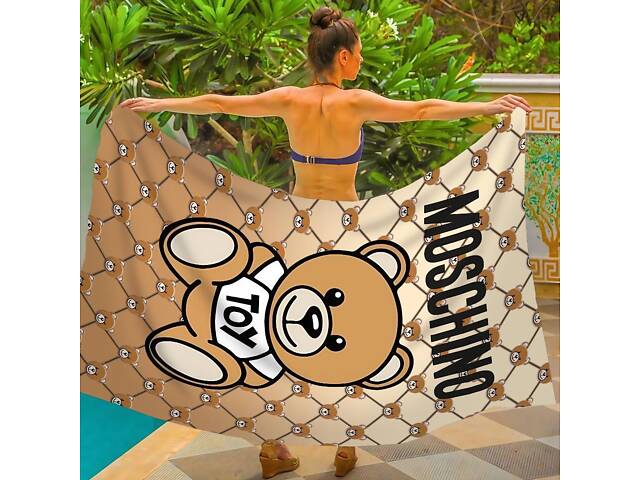 Парео пляжне з 3D принтом Teddy Chic 31054 150х180 см - Фото 1