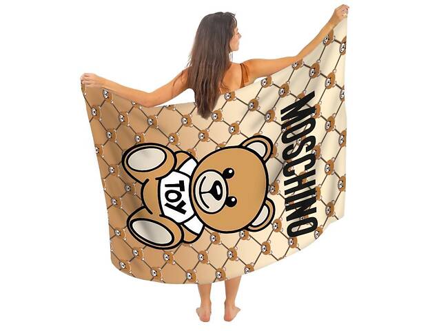 Парео пляжне з 3D принтом Teddy Chic 31054 150х180 см - Фото 2