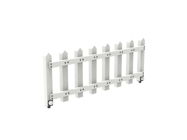 Паркан White Garden 1 метр KIDIGO - Фото 2