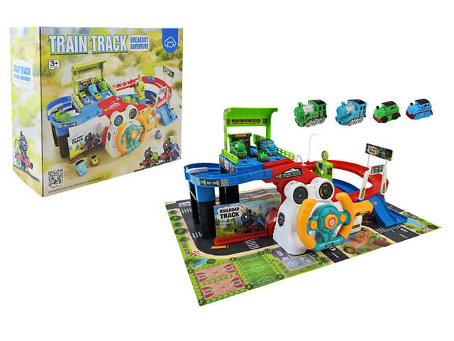 Паркінг Пригоди паровозиків ігровий набір T922A - Фото 1