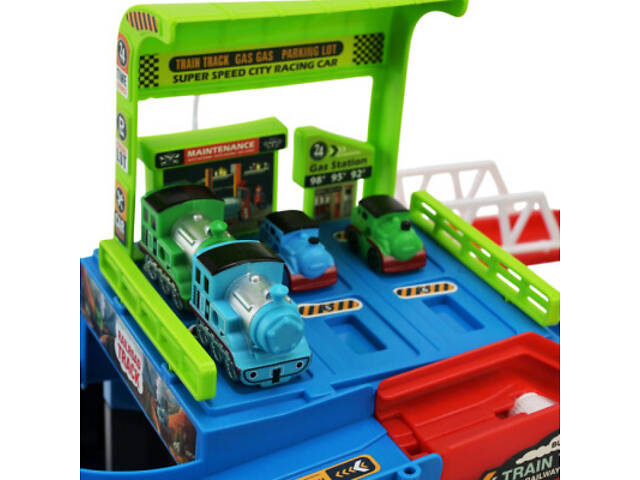 Паркінг Пригоди паровозиків ігровий набір T922A - Фото 5