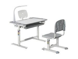 Парта со стулом Cubby Lupin Grey (Lupin grey KIDS FURNITURE)