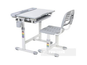 Парта зі стільцем FunDesk Cantare Grey