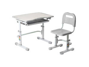 Парта зі стільцем FunDesk Vivo Grey (221892)