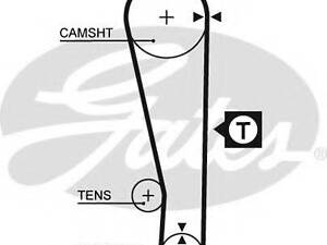 Пас ГРМ з довжиною кола понад 60 см, але не більш як 150см GATES 5283XS на MITSUBISHI COLT Mk III (C5_A)