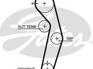 Пас ГРМ з довжиною кола понад 60 см, але не більш як 150см GATES 5445XS на MITSUBISHI CARISMA (DA_)