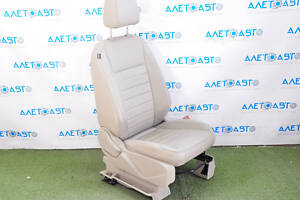 Пасажирське сидіння Ford C-max MK2 13-18 з airbag, механіч, шкіра беж