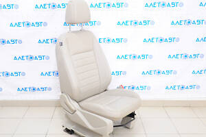 Пассажирское сидение Ford C-max MK2 13-18 с airbag, механическое, кожа бежевое