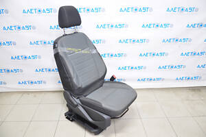 Пасажирське сидіння Ford Escape MK3 13-19 без airbag, механіч, ганчірка, чорно-сірий під хімч