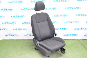 Пассажирское сидение Ford Focus mk3 15-18 без airbag, механич, тряпка черн