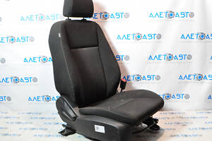 Пассажирское сидение Ford Focus mk3 15-18 рест, без airbag, механич, тряпка черн