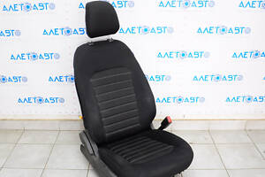 Пасажирське сидіння Ford Fusion mk5 13-16 без airbag, механіч, ганчірка чорн