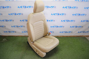 Пасажирське сидіння Ford Fusion mk5 13-16 електро, airbag, шкіра, беж