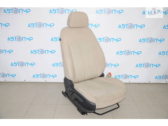 Пассажирское сидение Hyundai Sonata 15-17 без airbag, механич, тряпка беж