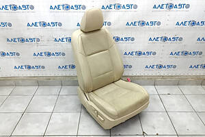 Пассажирское сидение Lexus ES300h ES350 13-18 с airbag, электро, кожа беж, подогрев, вентиляция, потерто, царапины на сп