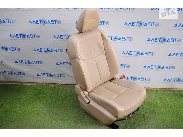 Пасажирське сидіння Nissan Rogue 14-20 airbag, механіч, шкіра беж