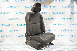Пасажирське сидіння Nissan Rogue 14-20 без airbag, механіч, шкіра чорна