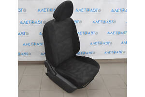 Пасажирське сидіння Nissan Rogue 14-20 без airbag, механіч, ганчірка чорн