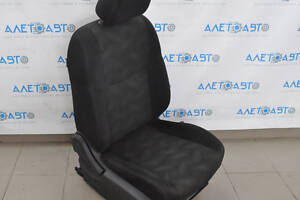 Пасажирське сидіння Nissan Rogue 14-20 без airbag, механіч, ганчірка чорн