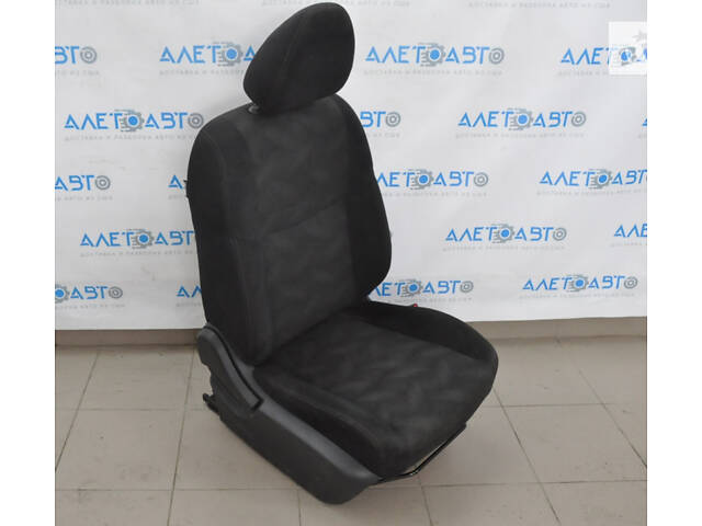 Пасажирське сидіння Nissan Rogue 14-20 без airbag, механіч, ганчірка чорн