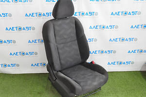 Пассажирское сидение Nissan Rogue 14-20 без airbag, механич, тряпка черн