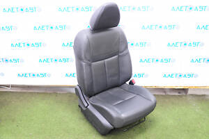 Пассажирское сидение Nissan Rogue 14-20 с airbag, механич, кожа черн