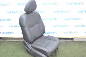 Пасажирське сидіння Nissan Rogue 14-20 з airbag, механіч, шкіра чорна