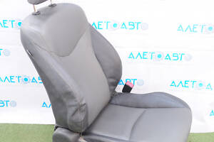 Пассажирское сидение Toyota Prius V 12-17 без airbag, кожа темно-серое