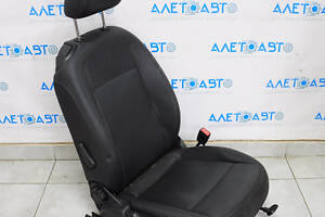 Пасажирське сидіння VW Beetle 12-19 без airbag, механіч, шкіра чорна