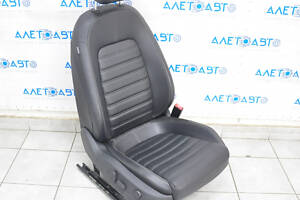 Пасажирське сидіння VW CC 08-17 з airbag, електро, шкіра чорна