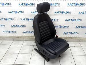 Пассажирское сидение VW CC 08-17 с airbag, электро, кожа черное