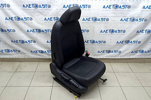 Пассажирское сидение VW Passat b8 16-19 USA с airbag, механическое, кожа черная, топляк, под химчистку