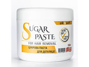 Паста для шугарінгу цукрова ультра м'яка Ultra Silk & Soft 500 г + 150 г