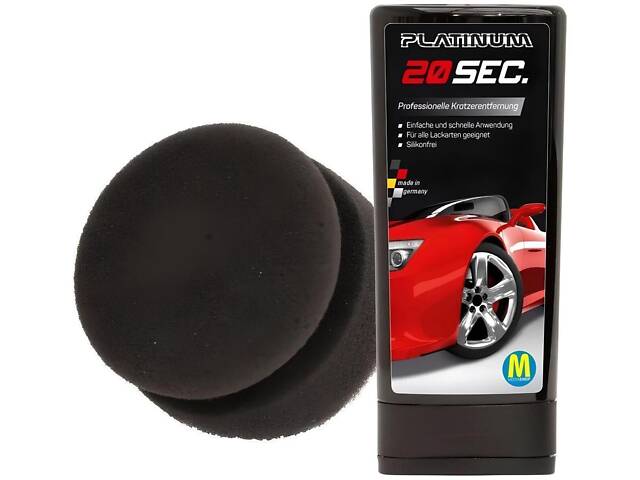 Паста для видалення подряпин автомобіля Platinum 20 sec. Засіб для видалення подряпин на автомобілі Platinum 20 sec. - Фото 1