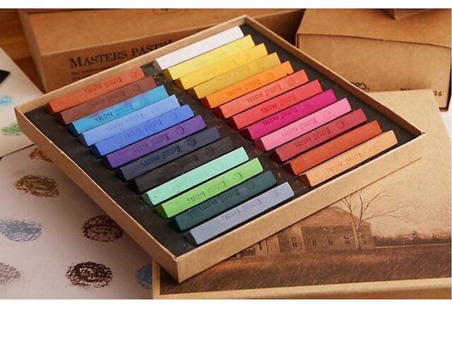 Пастель художня професійна суха, 36 кольорів, Maries MASTER - Фото 4