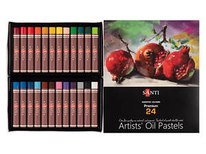 Пастель масляна Santi 353186 24 кольори