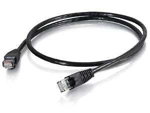 Патч-корд литий RITAR, UTP, RJ45, Cat.6, 10m, чорний, Cu (мідь) Q100