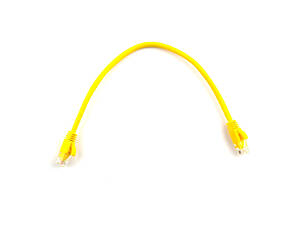 Патч-корд литой RITAR, UTP, RJ45, Cat.5e, 0,25m, желтый, Cu (медь)