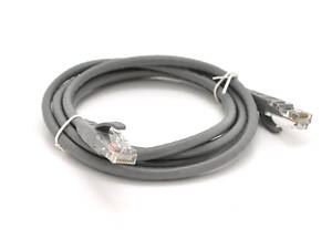 Патч-корд литой VEGGIEG, CCA, UTP, RJ45, Cat.5e, 1.5m, серый