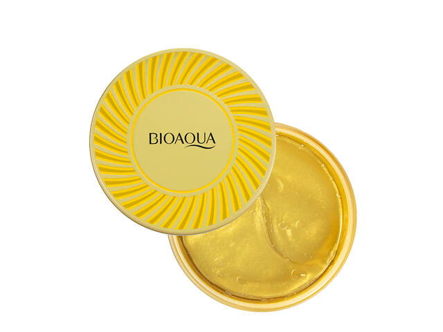 Патчи для кожи вокруг глаз увлажяющие Bioaqua Eye Mask Gold Pamper Moisturizing 60 шт. (BQY94834)
