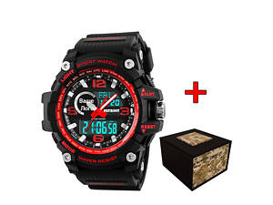 Patriot 012BKRD Ваш логотип Черные с красным + Коробка