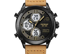 Patriot 017LLTBNWT Light Brown-White Leather