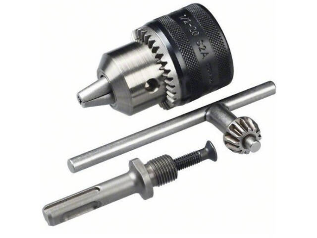 Патрон Bosch SDS-plus комплект патрон, перехідник, ключ, 1/2 RL, 13 мм (2.607.000.982) - Фото 1